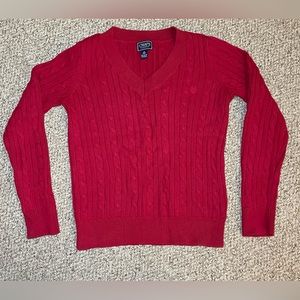 Chaps Womens Cable Knit Sweater Sz Medium
